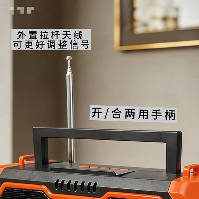 Solar-Powered Bluetooth Speaker with Handle for Portable Karaoke Wholesale - Image 4