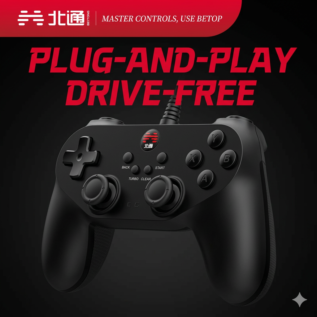 Betop Bat Wired PC Smart TV Dual Steam Game Controller